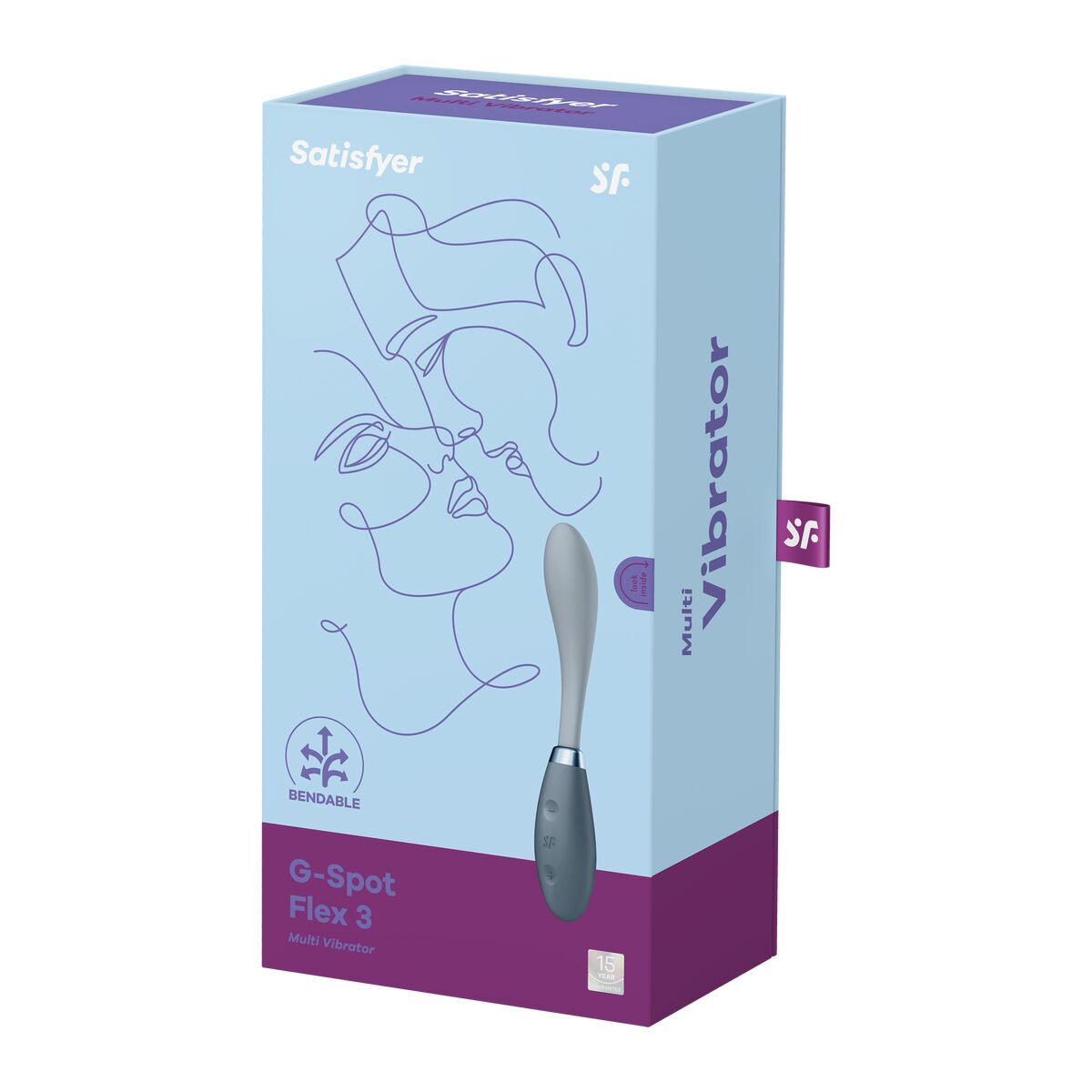Vibrator Satisfyer G-Spot Flex 3 Grå - 6
