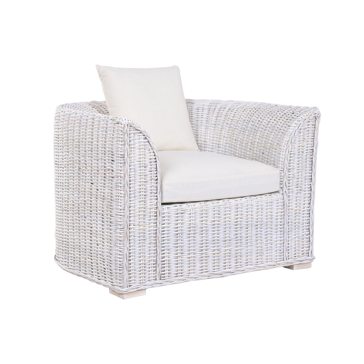 Fåtölj Home ESPRIT Vit 100 x 78 x 68 cm
