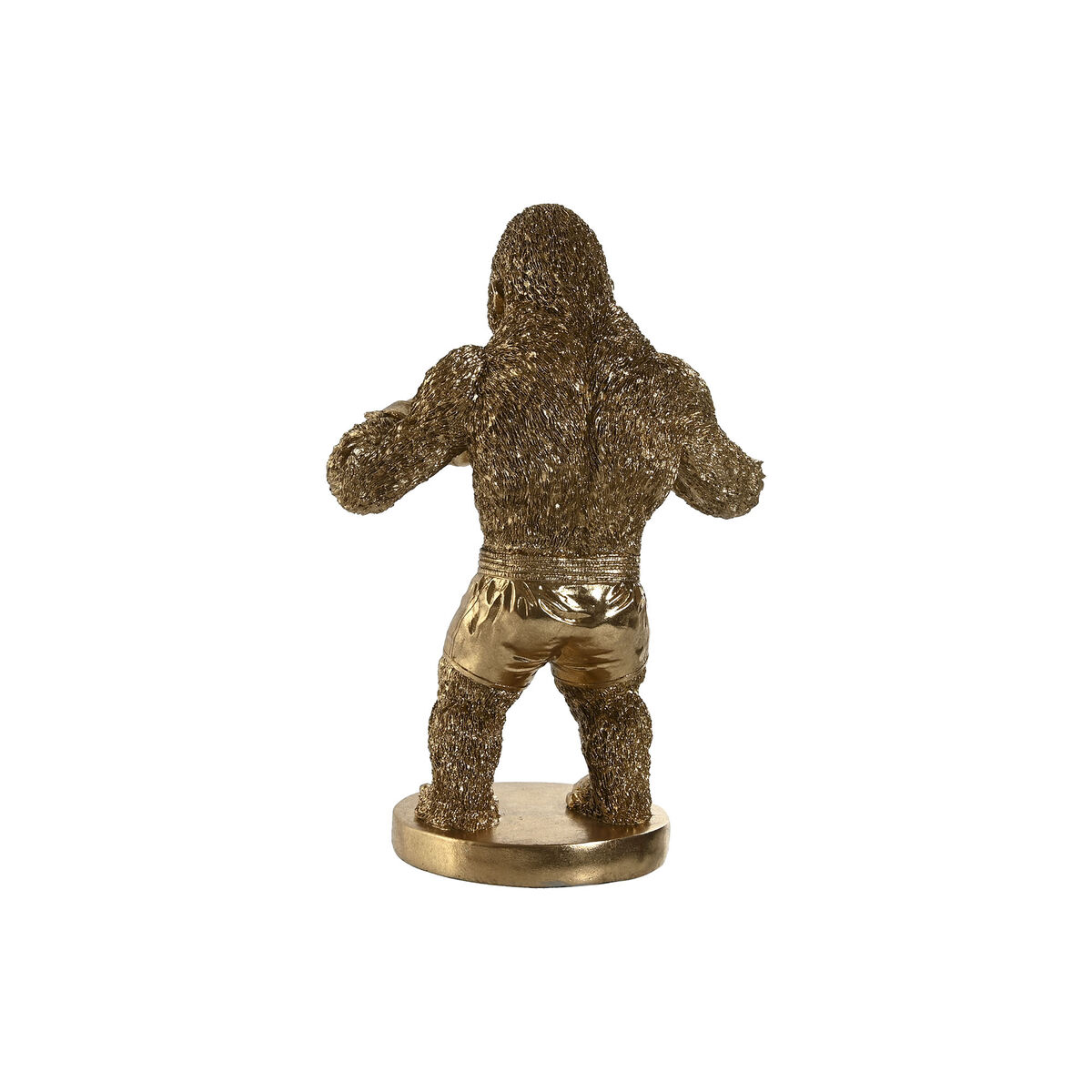 Prydnadsfigur Home ESPRIT Gyllene Harts 24 x 16 x 33,5 cm - 4