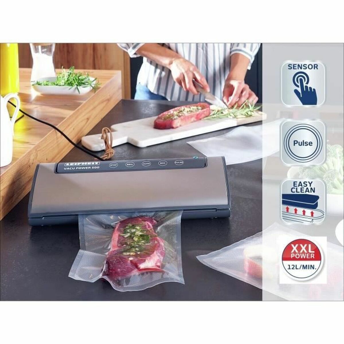 Vakuumförpackare Leifheit Vacu Power 500 - 2