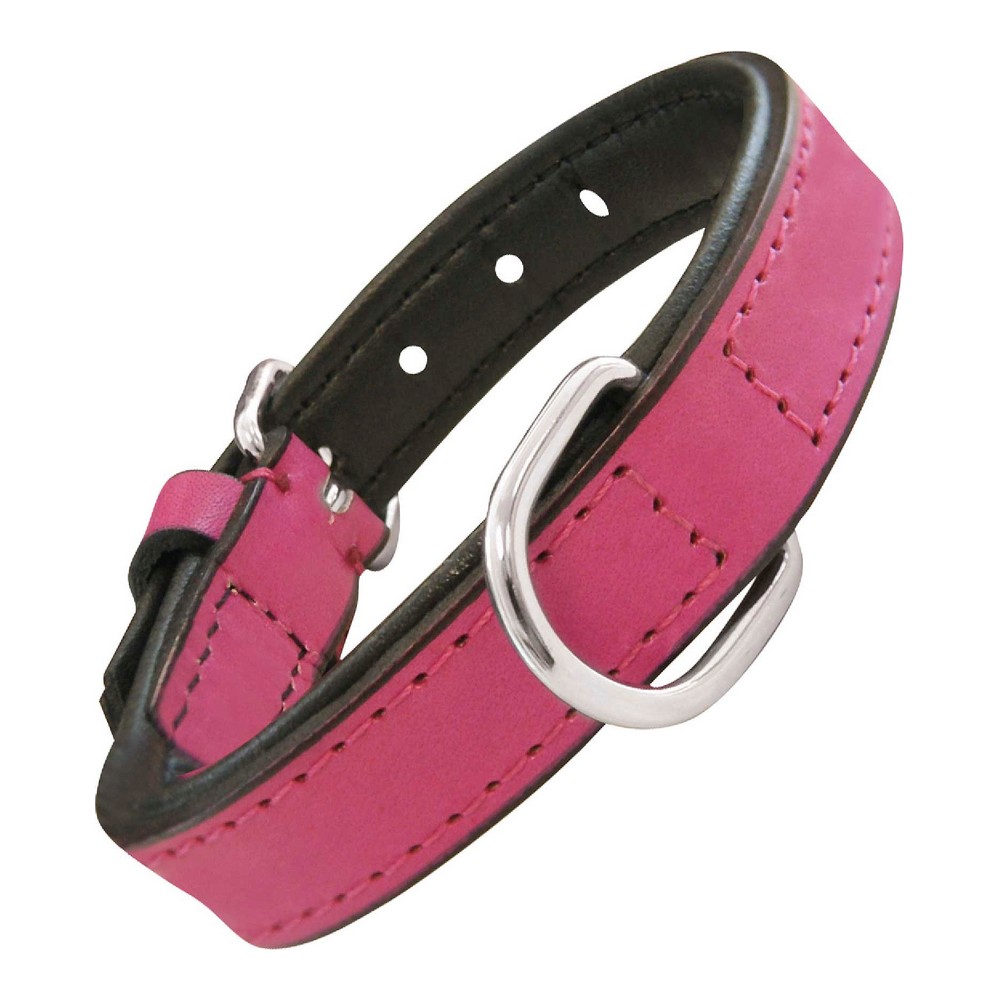 Hundhalsband Gloria Vadderad Fuchsia (30 x 1,5 cm)