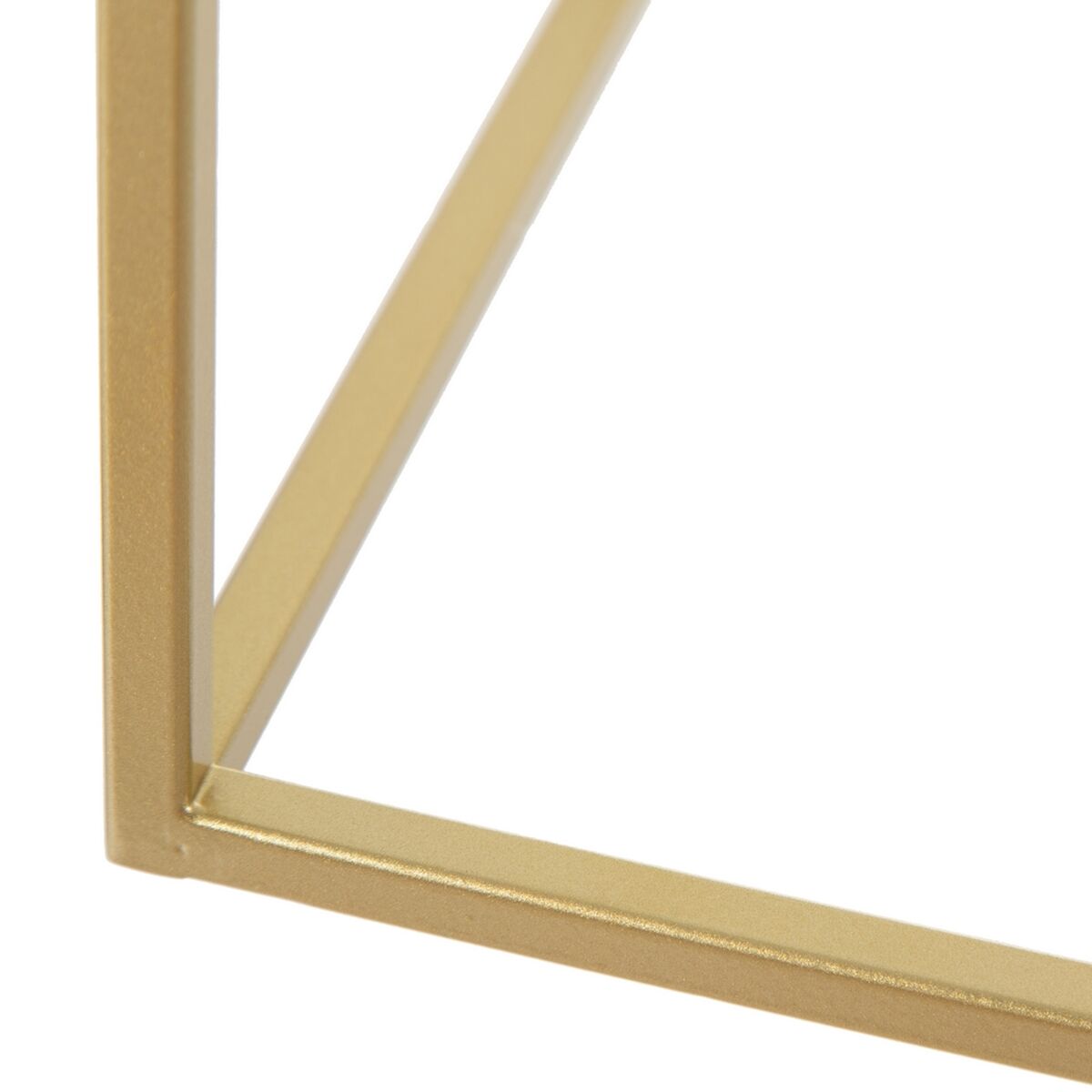 Taklampa 45 x 20 x 20 cm Glas Gyllene Metall Vit - 4