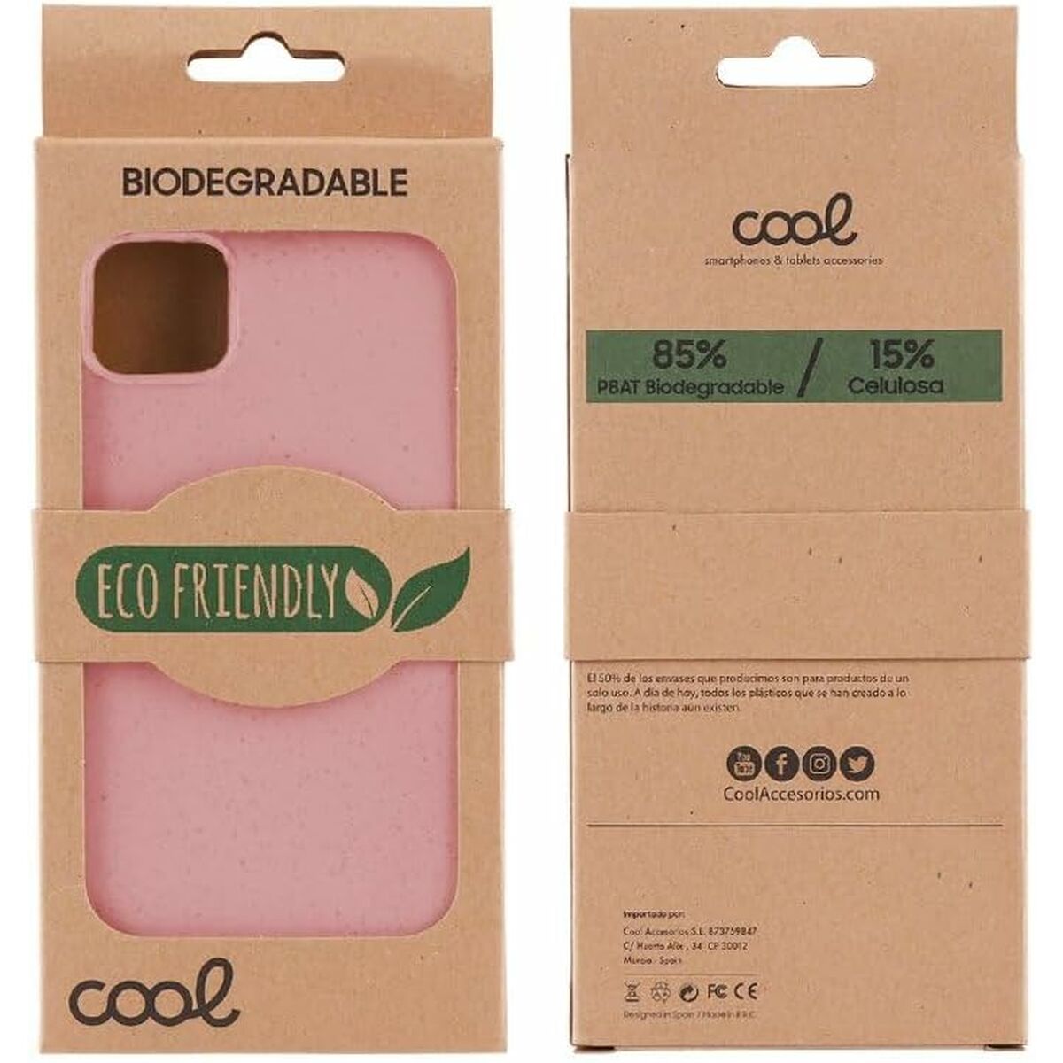 Mobilfodral Cool iPhone 15 Rosa Apple