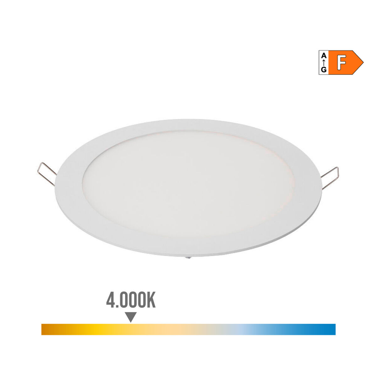 Inbyggt spotlight EDM 31572 Downlight A F 20 W 1500 lm (4000 K) - 6