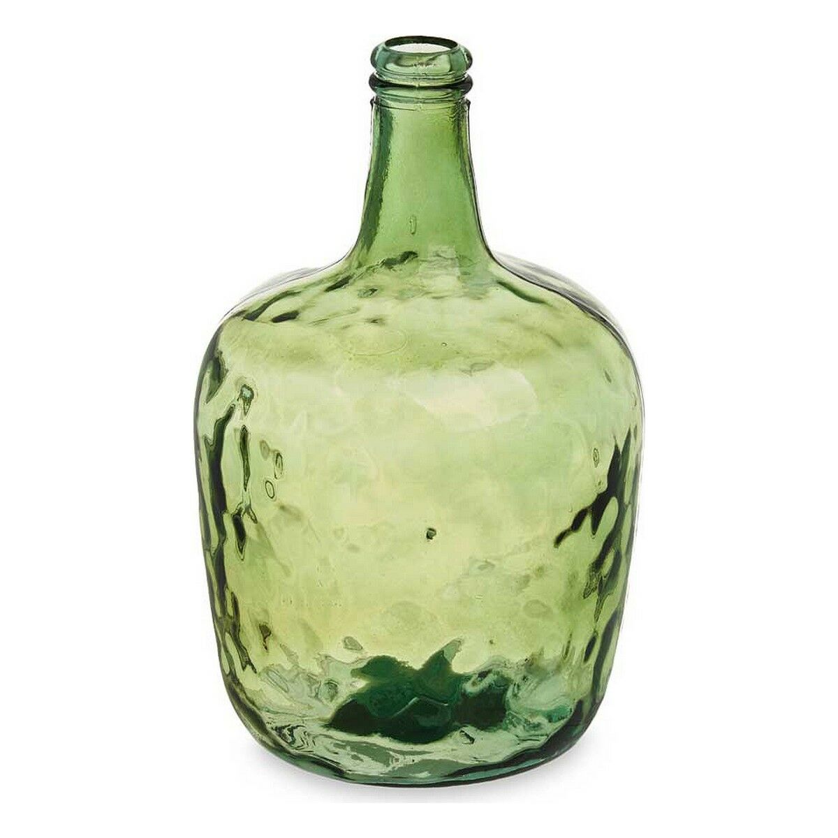 Dekorativ flaska Gift Decor Grön Slät 8 L 22 x 37,5 x 22 cm Dekoration (2 antal) - 5