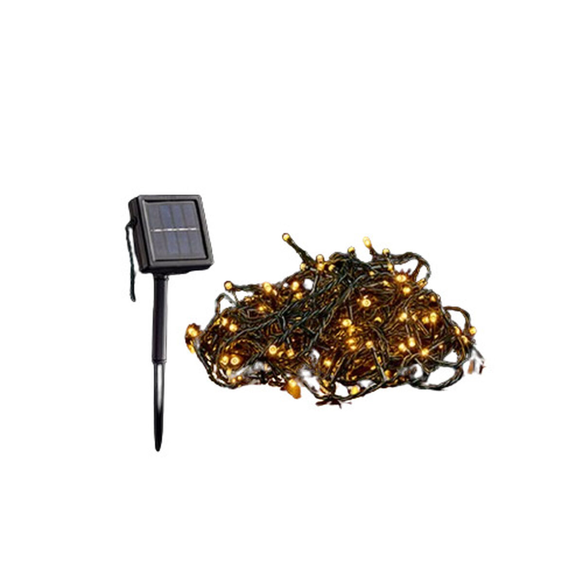 LED-krans Varmt ljus Solcellsladdning 15 m (6 antal) - 2