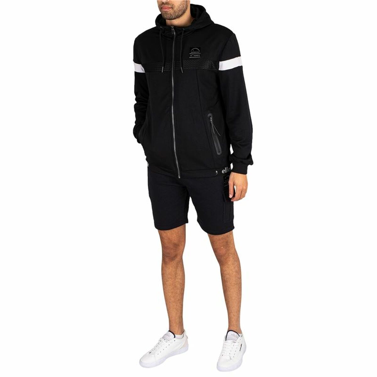 Sportshorts för män Ellesse Michael Fleece Svart - 2