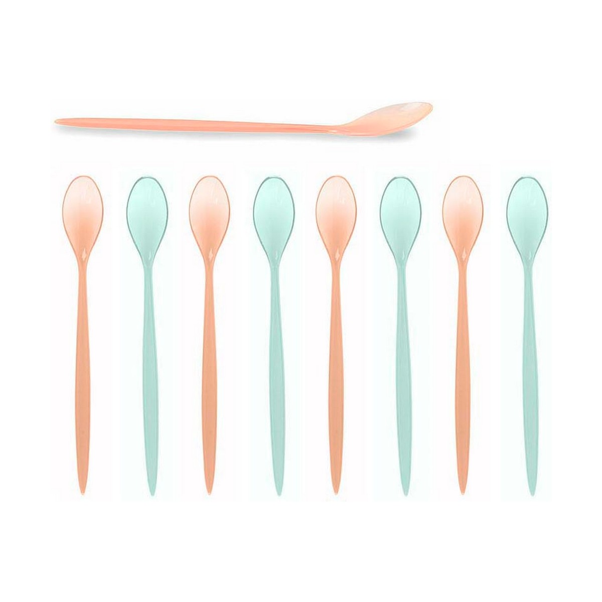 Set med skedar Multicolour 8 Delar (21,5 cm)