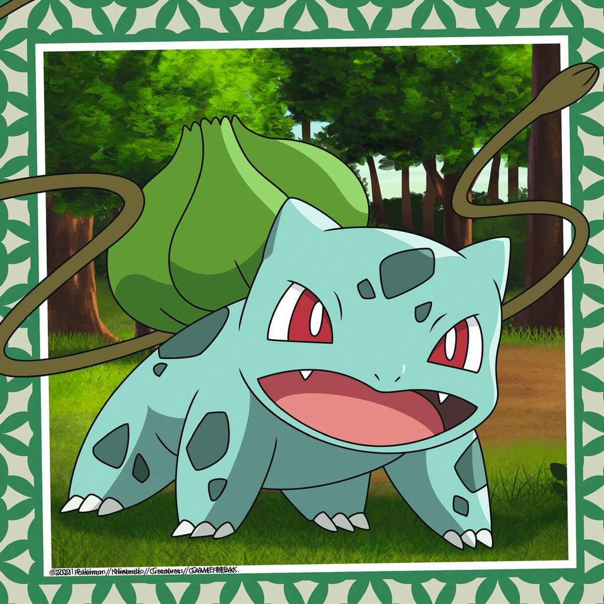 Set 3 pussel Pokémon Ravensburger 05586 Bulbasaur, Charmander & Squirtle 147 Delar - 2