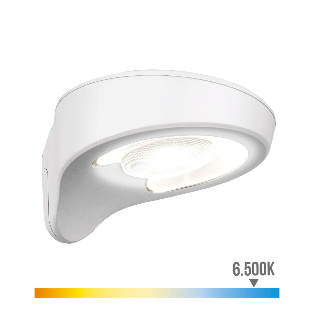 Vägglampa med LED EDM 31853 Vit 2 W 1,8 W 200 Lm 155 Lm Sol Rörelsesensor (6500 K) - 4