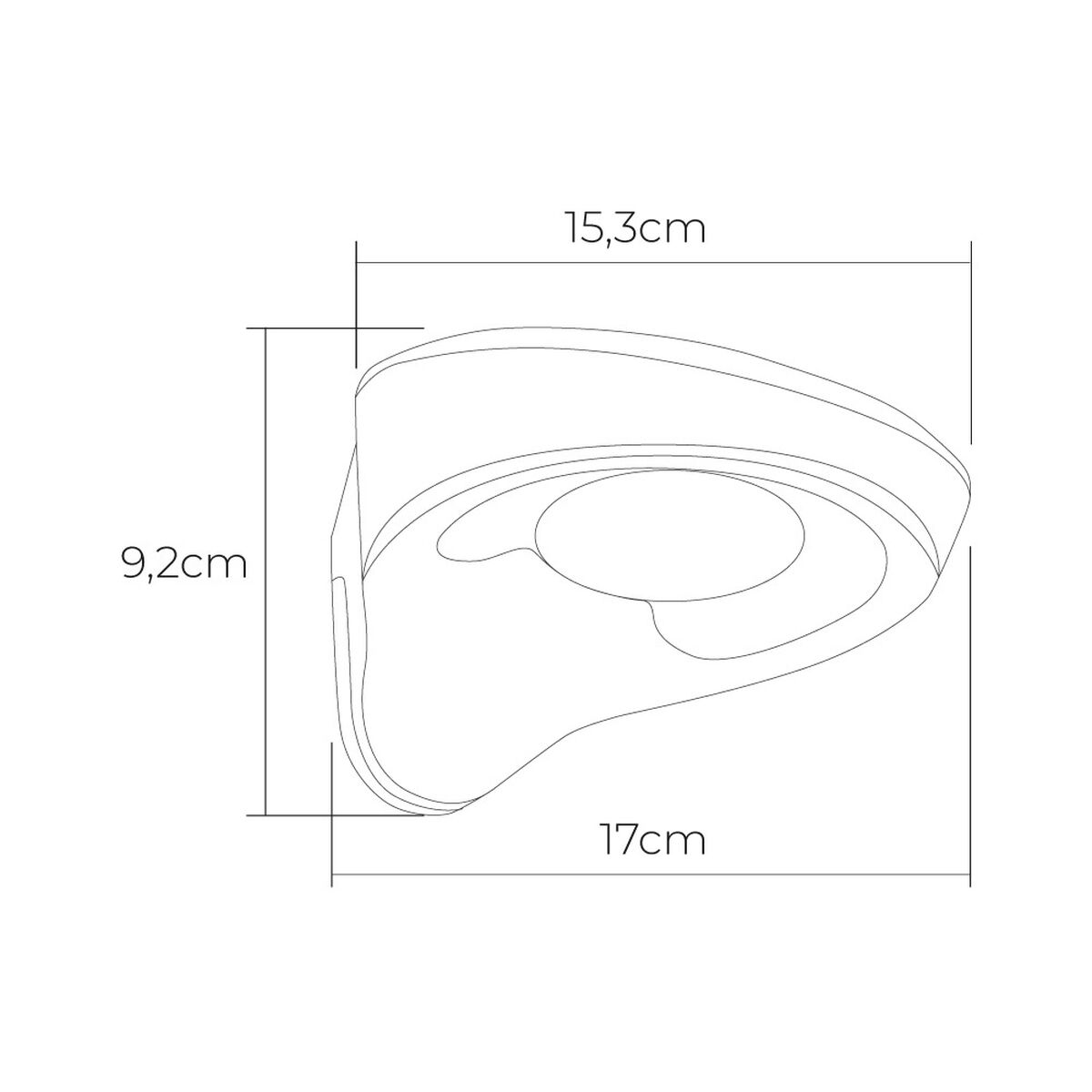 Vägglampa med LED EDM 31853 Vit 2 W 1,8 W 200 Lm 155 Lm Sol Rörelsesensor (6500 K) - 6