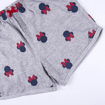 Sommarpyjamas Minnie Mouse Mörkblå Grå