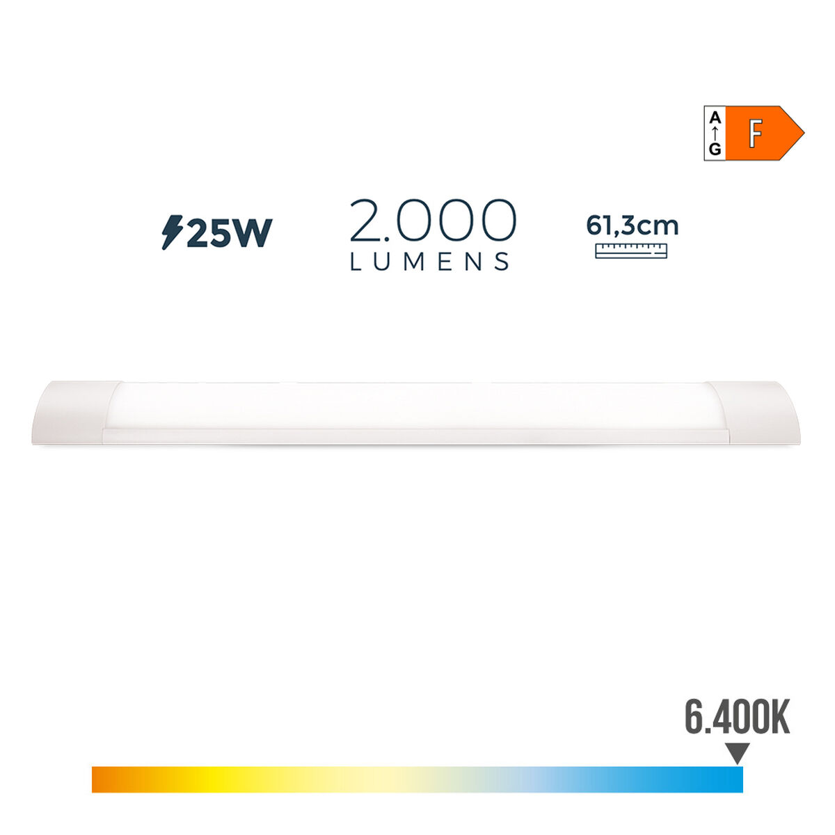 LED Tub EDM 31680 A F 25 W 2000 Lm (6500 K) (6400 K) - 4