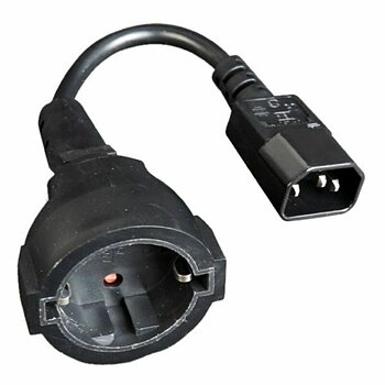 Elkabel GEMBIRD PC-SFC14M-01 C14 Svart 15 cm