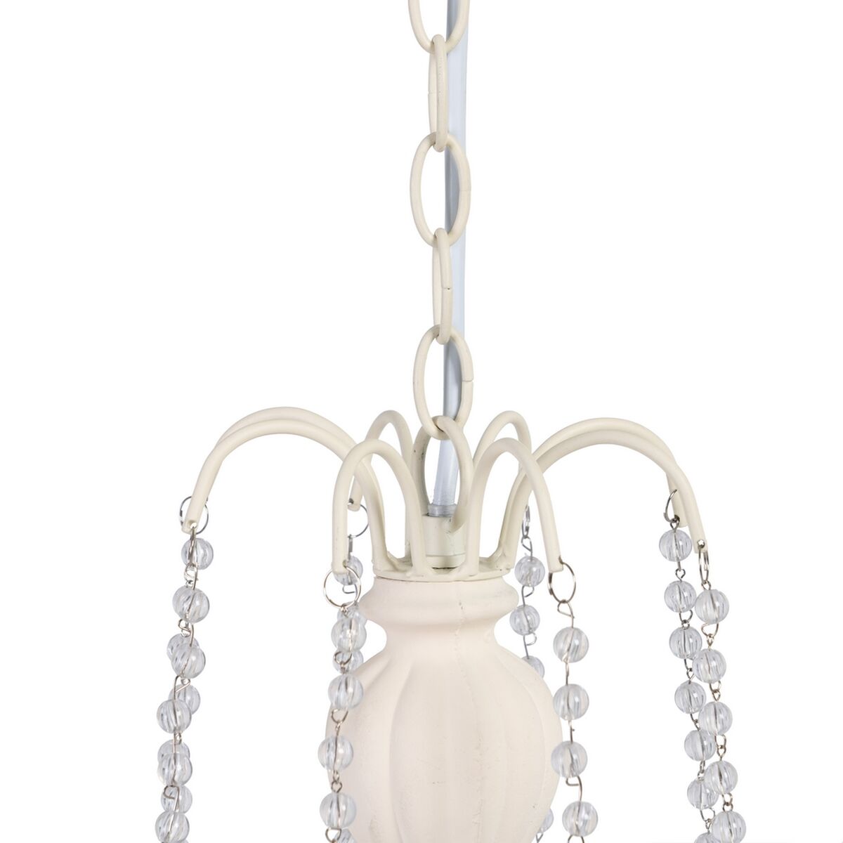 Taklampa 65 x 65 x 107 cm Beige Metall Ø 15 cm Klassiskt - 9