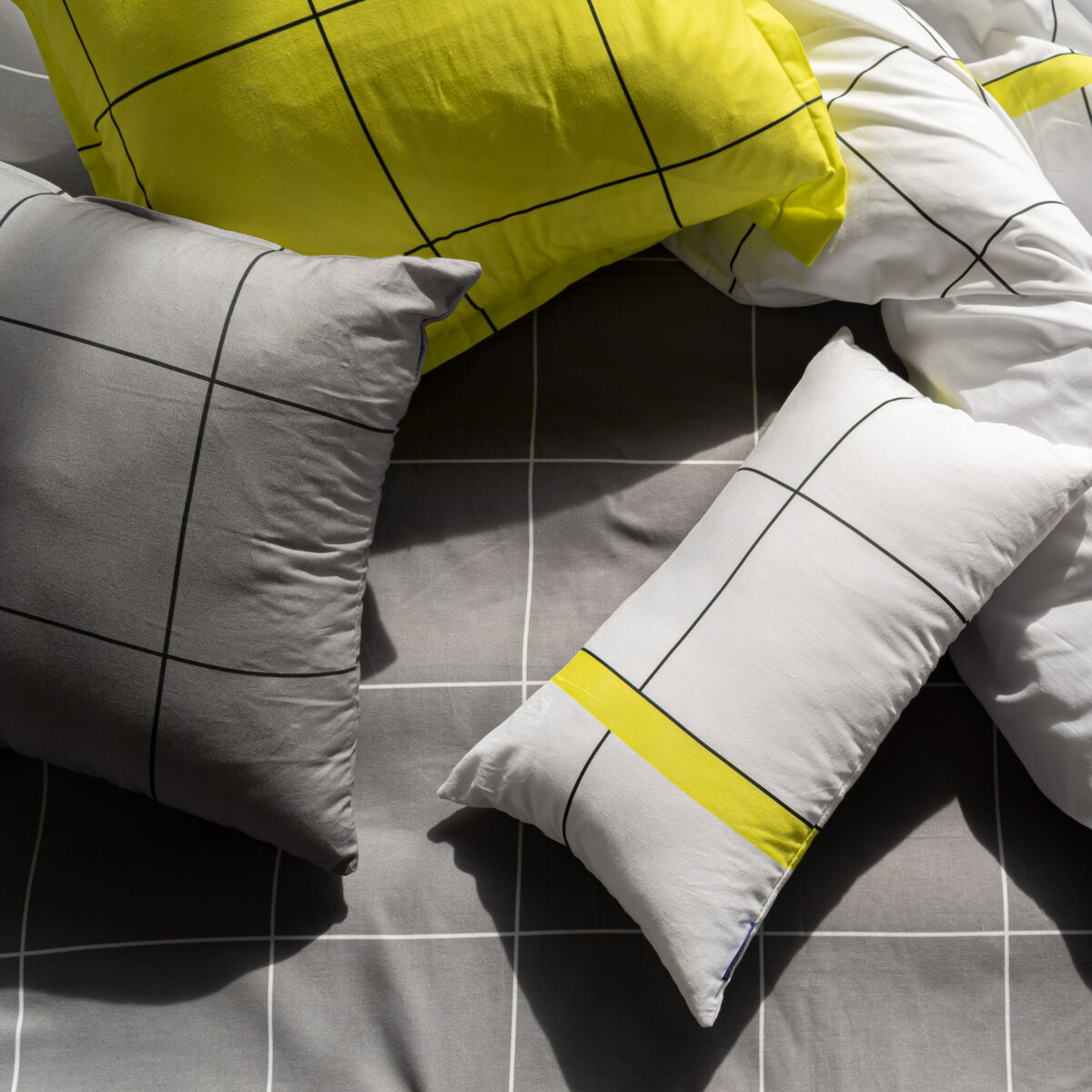 Kuddfodral HappyFriday Blanc Firefly  Multicolour 2 Delar - 5