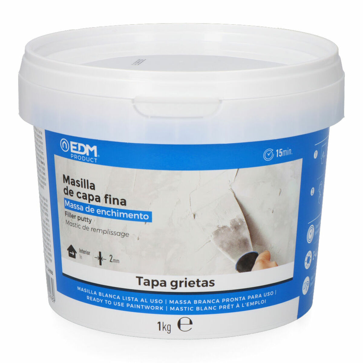 Filler EDM 24998 Vit 1 kg Redo för användning - 3
