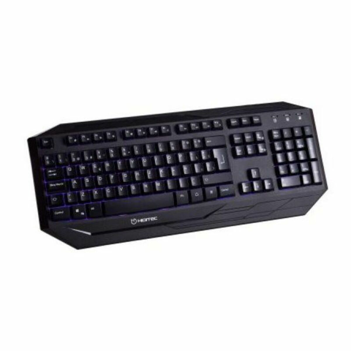 Gaming Tangentbord/ OR: Speltangentbord Hiditec GKE010000 Svart QWERTY - 4