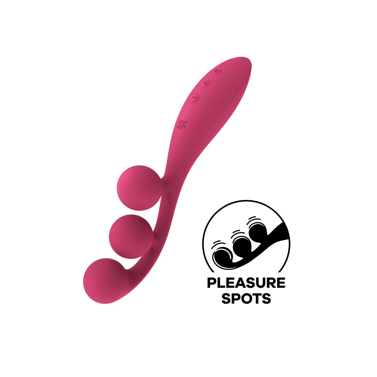 Vibrator Satisfyer Tri Ball 1 Röd - 2