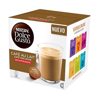 Kaffekapslar Nescafé Dolce Gusto 97934 Café Au Lait (16 uds) Koffeinfritt