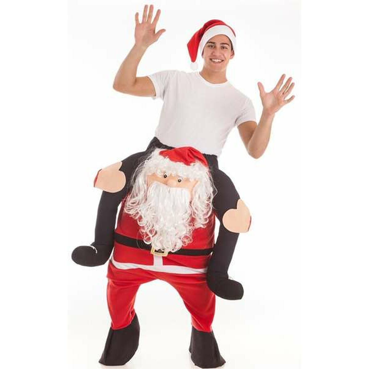 Maskeraddräkt vuxna Ride-On M/L Tomte - 3