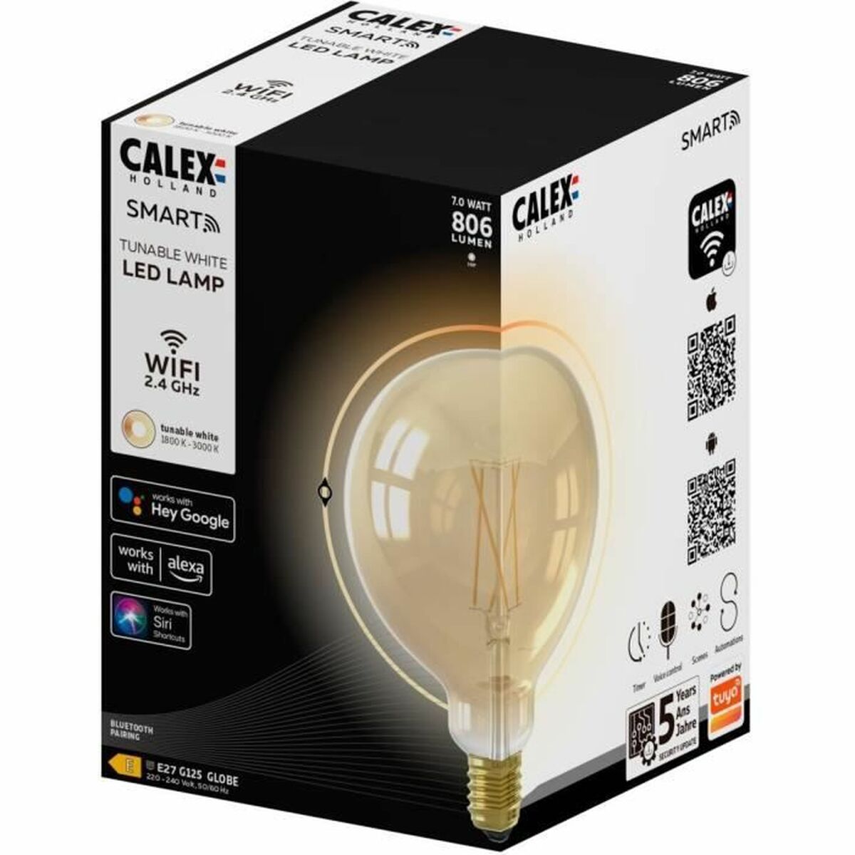 LED-lampa Calex E 7 W (3000K) - 3