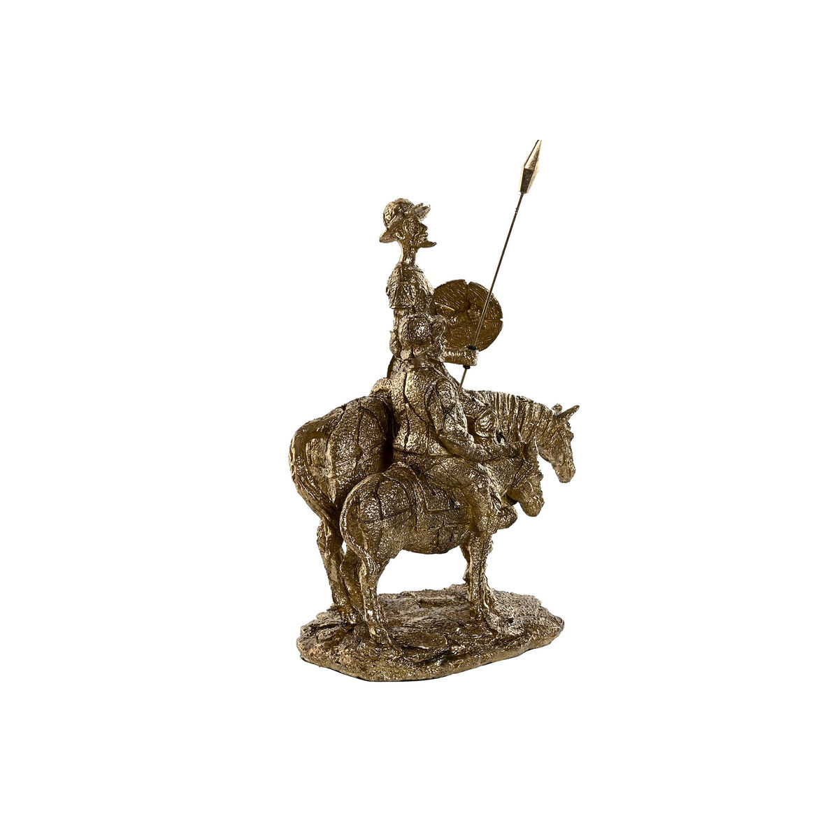 Prydnadsfigur Home ESPRIT Gyllene Harts 29 x 15 x 36 cm - 3