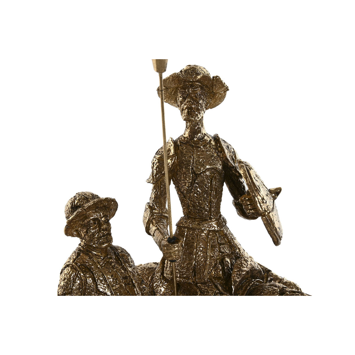 Prydnadsfigur Home ESPRIT Gyllene Harts 29 x 15 x 36 cm - 2
