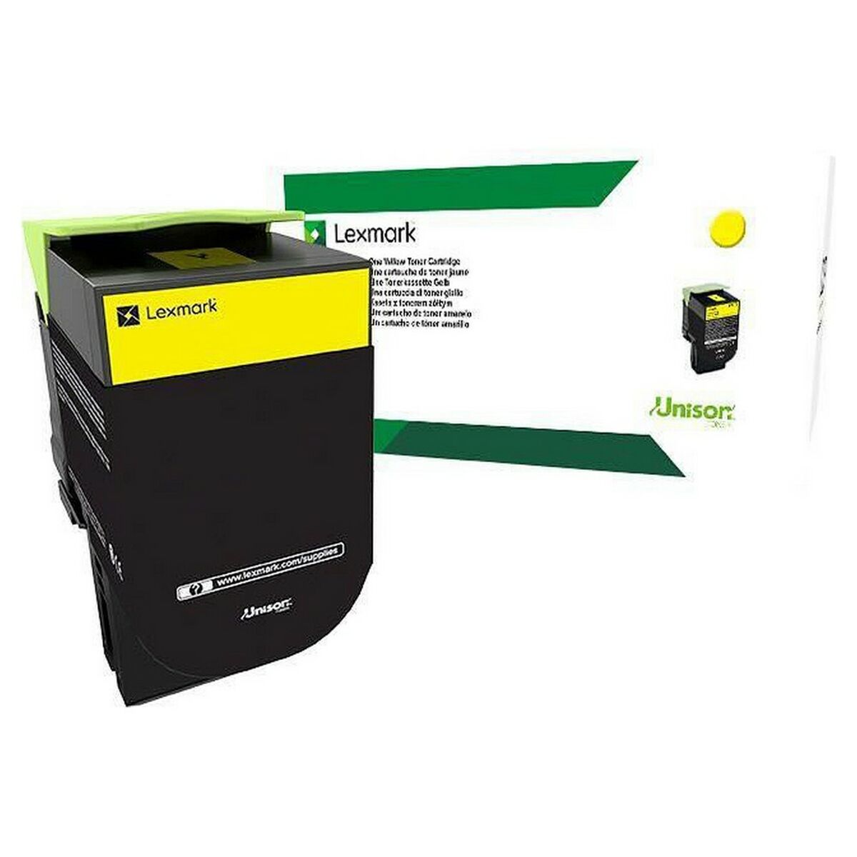 Toner Lexmark Gul Svart