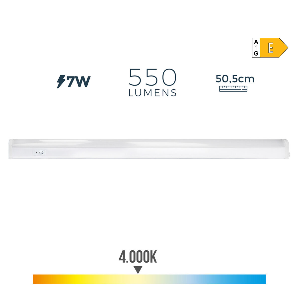 LED Tub EDM 31695 A E 7 W 600 lm (4000 K) - 4