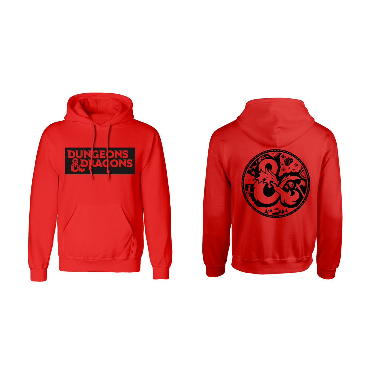 Tröja med huva Barn Dungeons & Dragons Logo Röd - 7