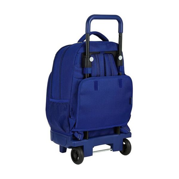 Skolväska med hjul Compact F.C. Barcelona 612025918 Blå (33 x 45 x 22 cm) - 4