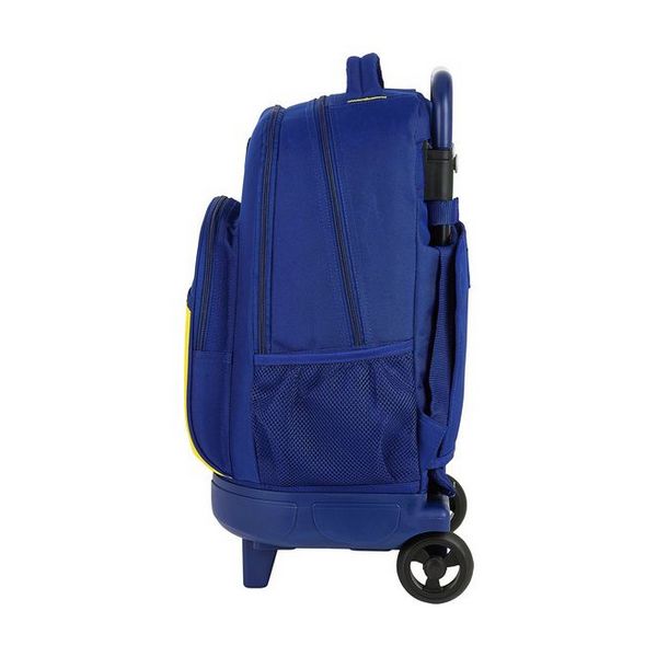 Skolväska med hjul Compact F.C. Barcelona 612025918 Blå (33 x 45 x 22 cm) - 3