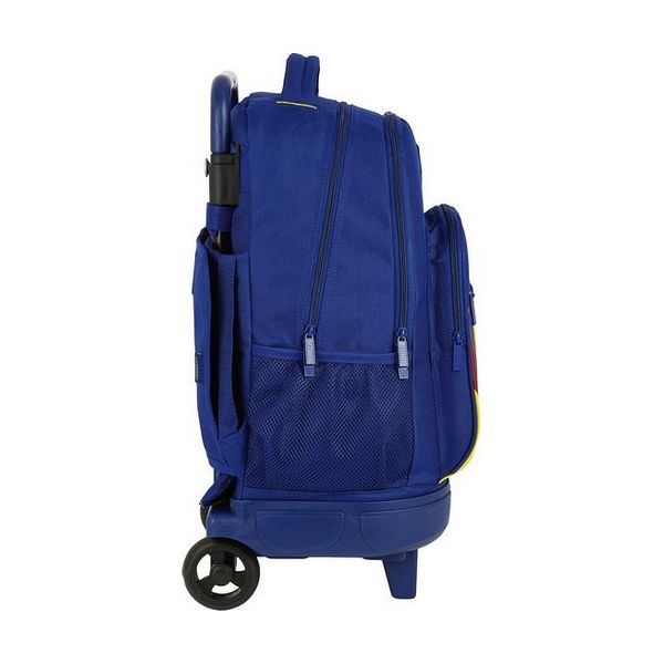 Skolväska med hjul Compact F.C. Barcelona 612025918 Blå (33 x 45 x 22 cm) - 2