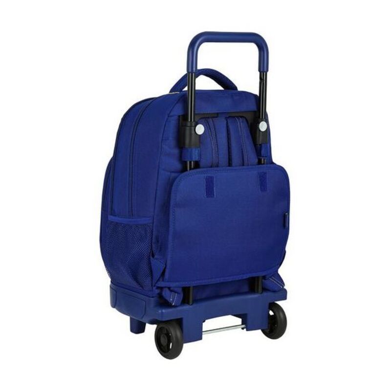 Skolväska med hjul Compact F.C. Barcelona 612025918 Blå (33 x 45 x 22 cm) - 8