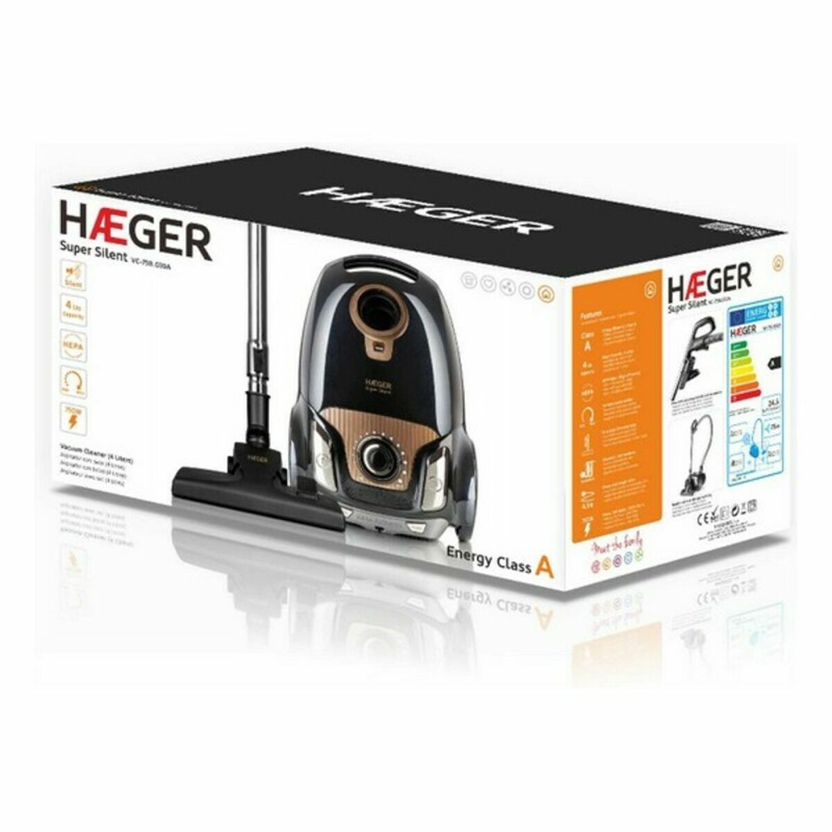Dammsugare Haeger VC-75B.039A Svart 750 W - 2