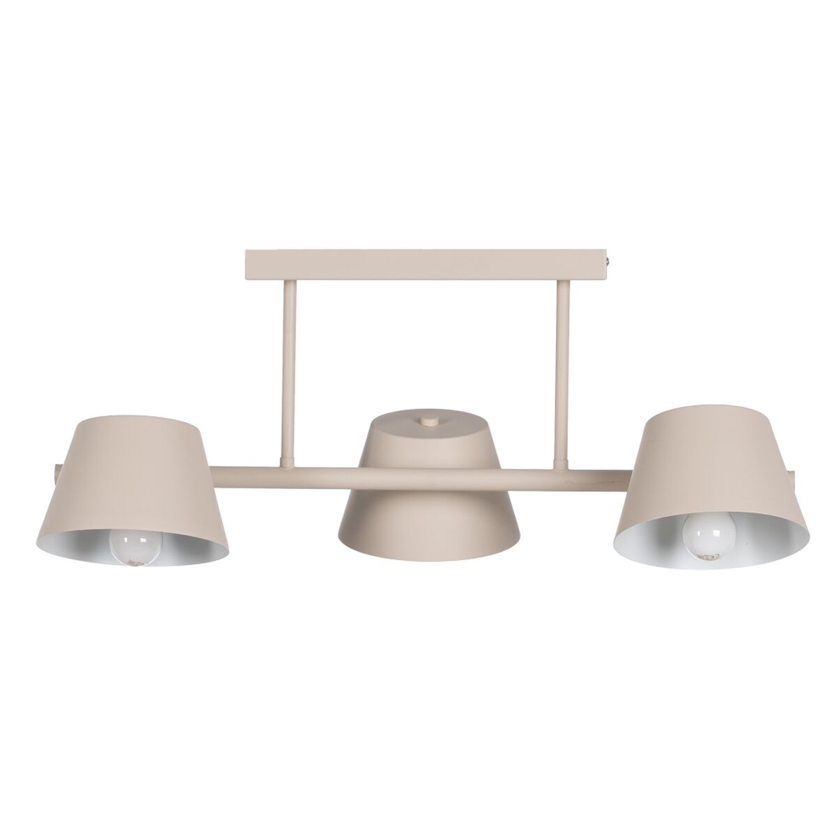 Taklampa 62,5 x 38 x 27,5 cm Metall Kräm Ø 10 cm - 7