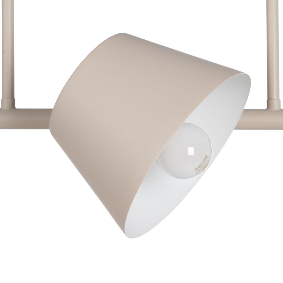 Taklampa 62,5 x 38 x 27,5 cm Metall Kräm Ø 10 cm - 4