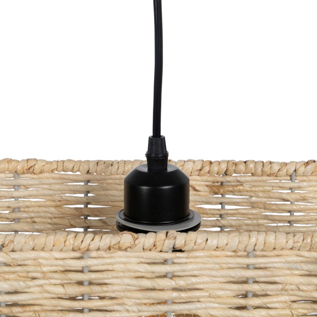 Taklampa Svart Naturell Järn 220-240 V 88 x 17,5 x 65 cm - 4
