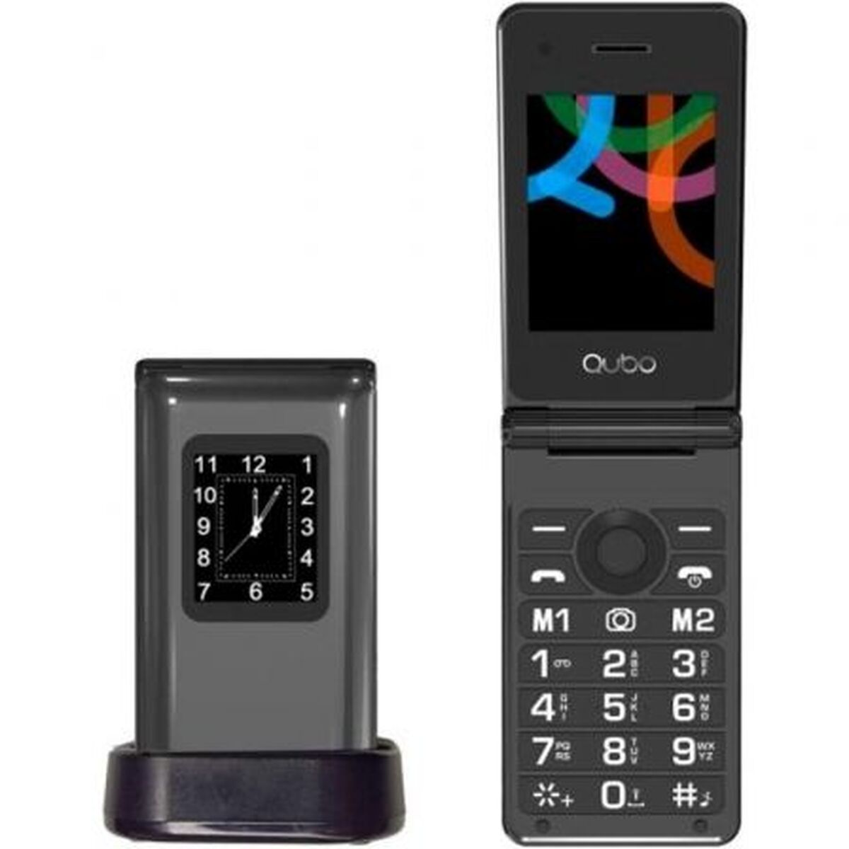 Mobiltelefon för seniorer Qubo X-28BKC 2,8"