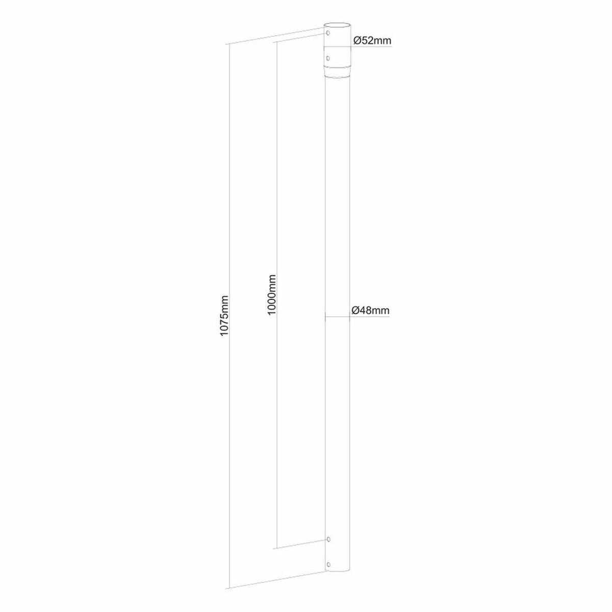 Förlängningsstänger Neomounts NS-EP100BLACK 100 kg - 2