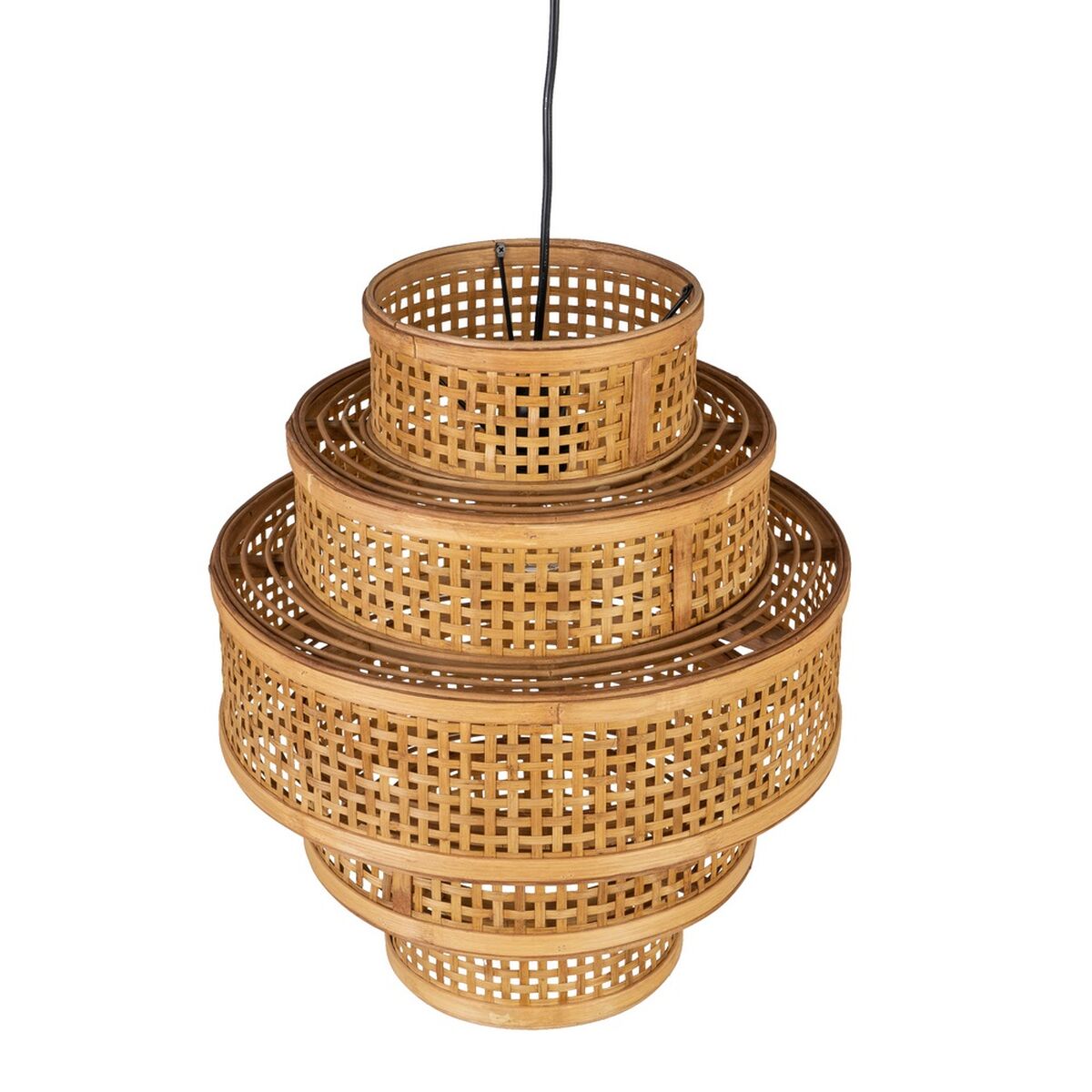 Taklampa Naturell Bambu 41 x 41 x 48 cm - 2