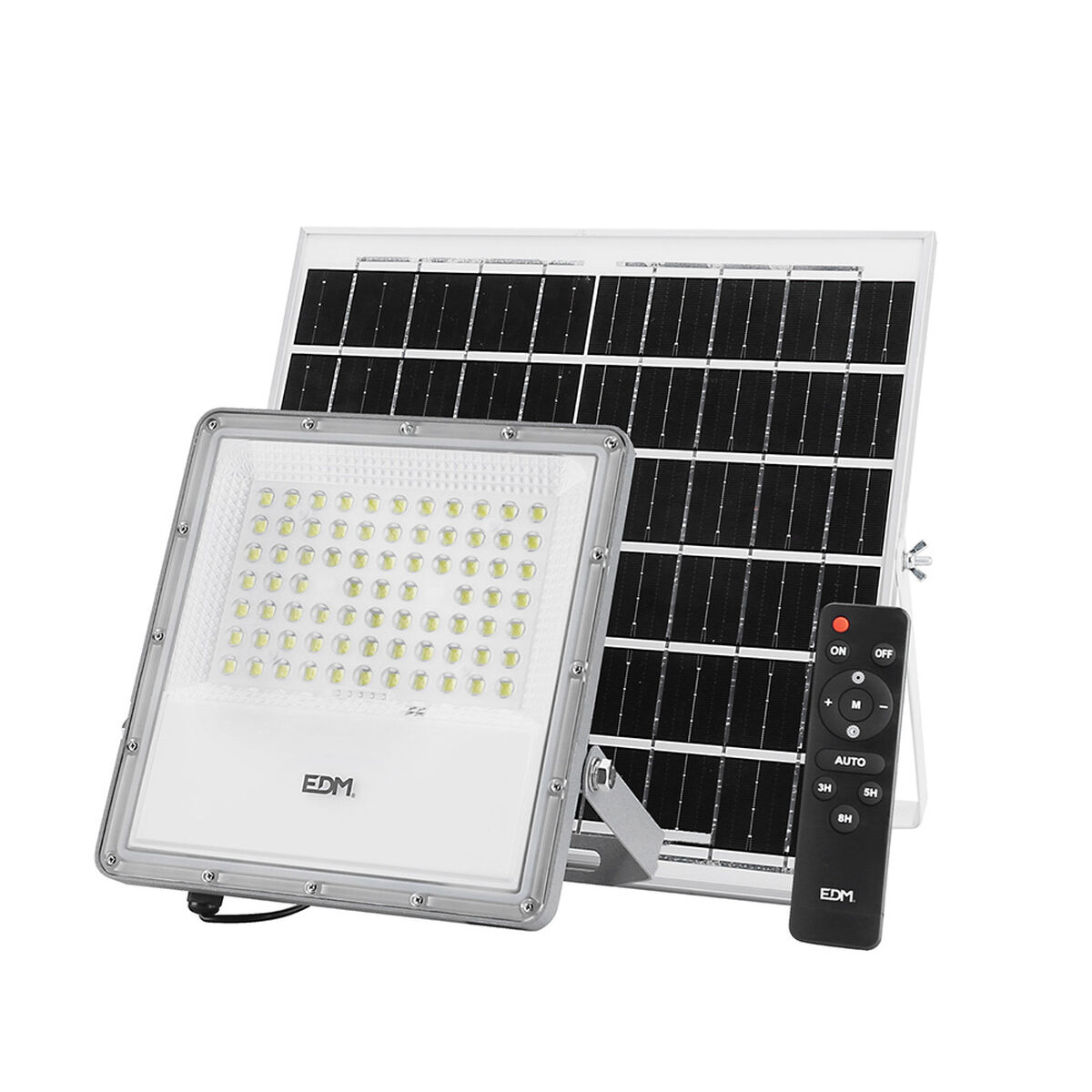 Floodlight/Projektorlampa EDM 31855 200 W 1500 lm Fjärrkontroll Solcellspanel (6500 K)