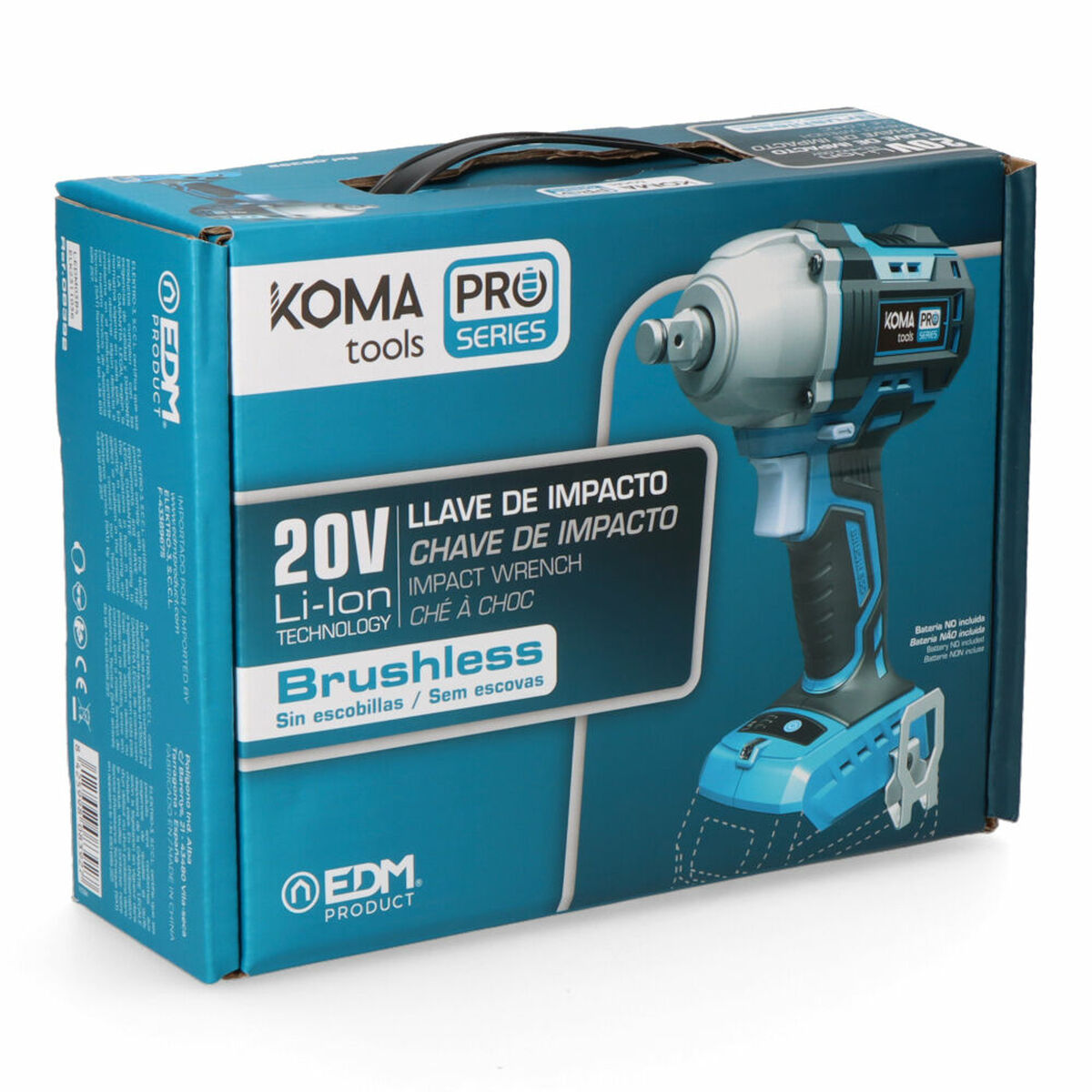 Impact skiftnyckel Koma Tools Pro Series 20 V 450 nm - 2