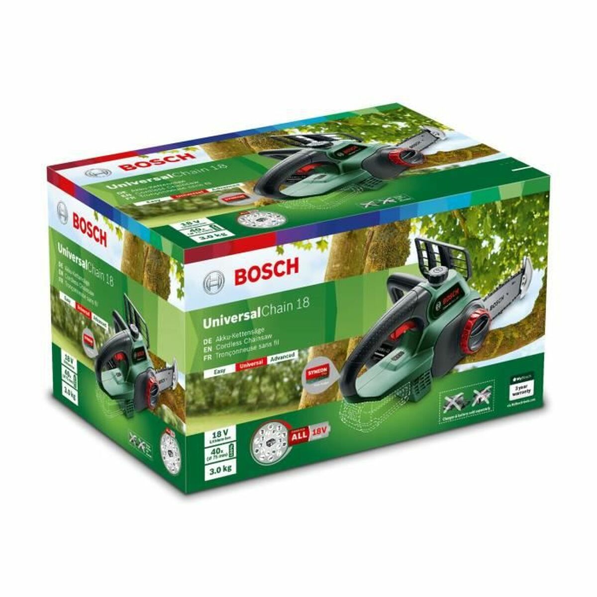 Motorsåg BOSCH 0600849G02 18 V - 2