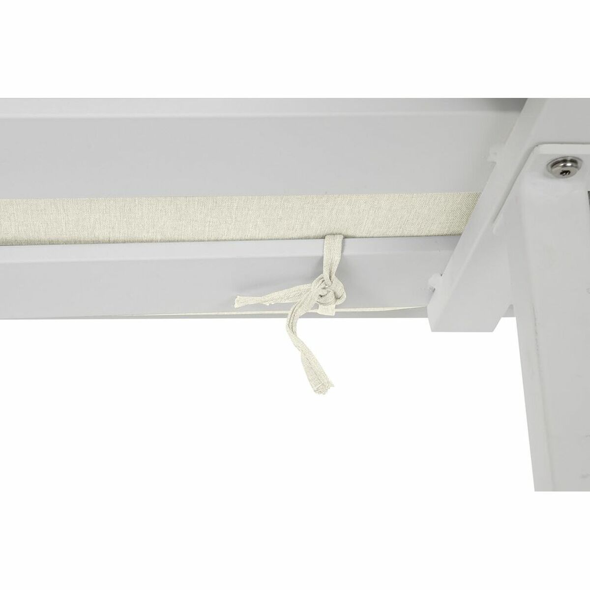 Trädgårdssoffa DKD Home Decor Vit Aluminium Glas 86 cm 212 x 212 x 86 cm - 6