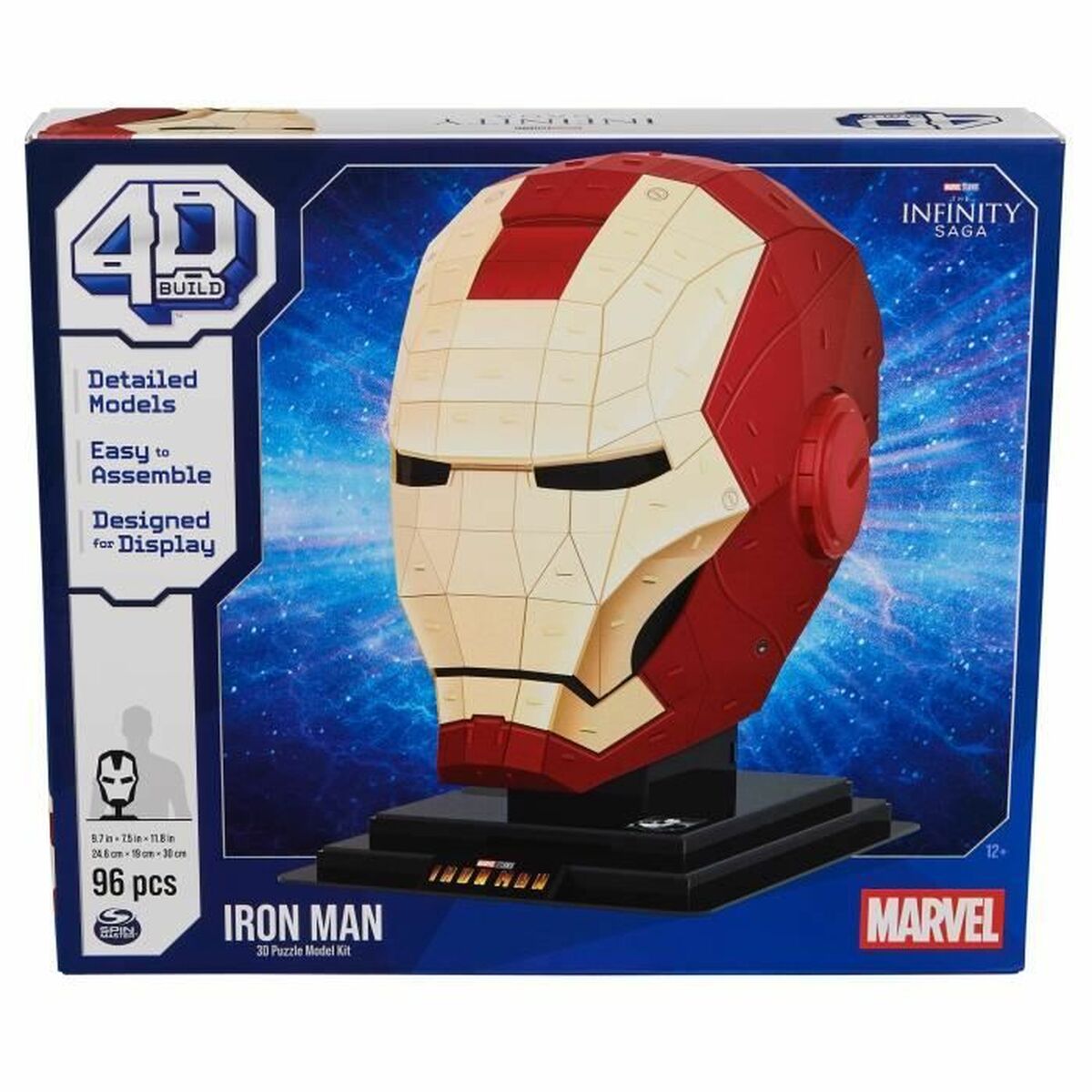 Byggsats Marvel Iron Man 96 Delar 24,6 x 19 x 30 cm Multicolour - 10