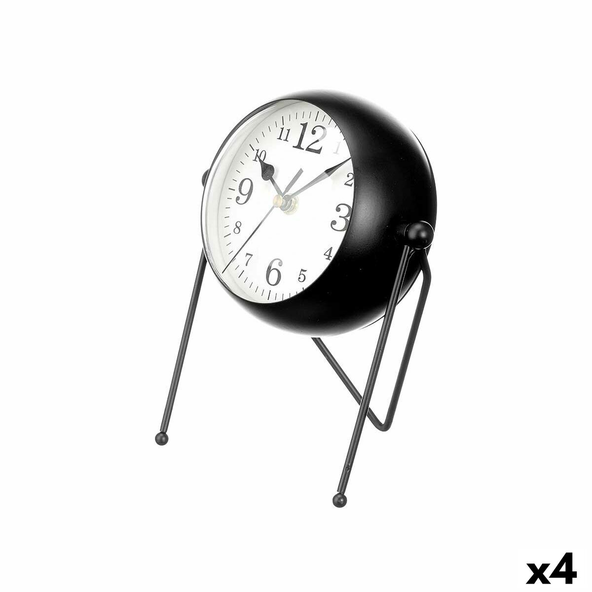 bordsklocka Gift Decor Svart (4 antal)