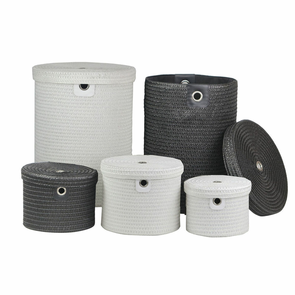Korg - set DKD Home Decor polypropen (5 pcs) (42 x 42 x 53 cm) - 2