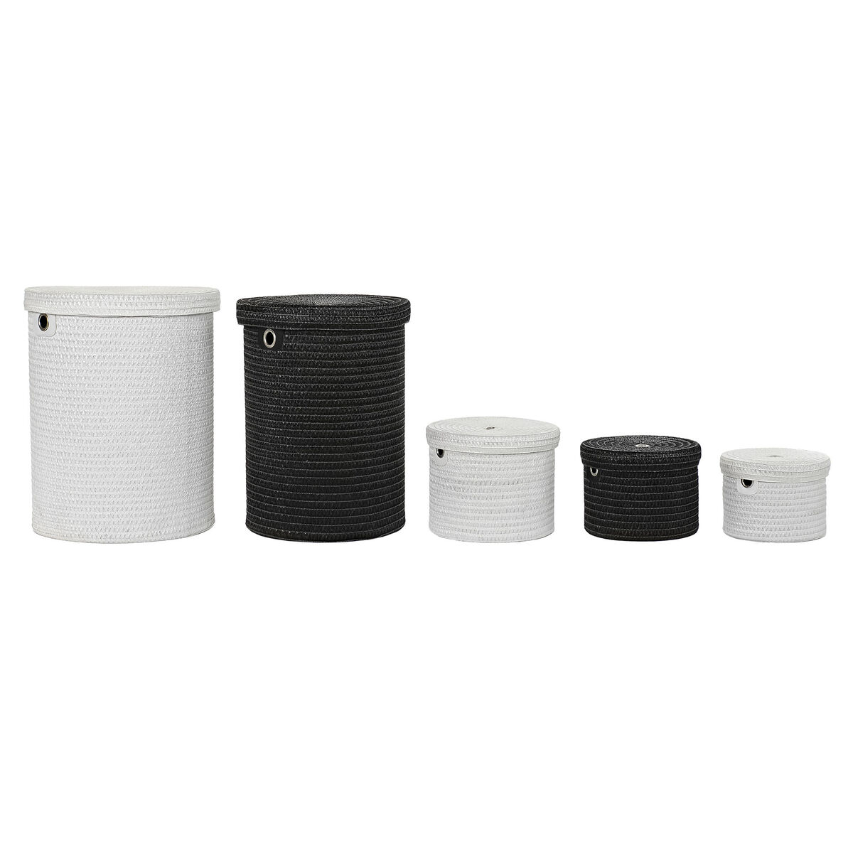 Korg - set DKD Home Decor polypropen (5 pcs) (42 x 42 x 53 cm) - 4